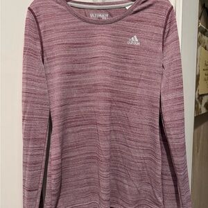 Adidas Women's Pink Long Sleeve Top